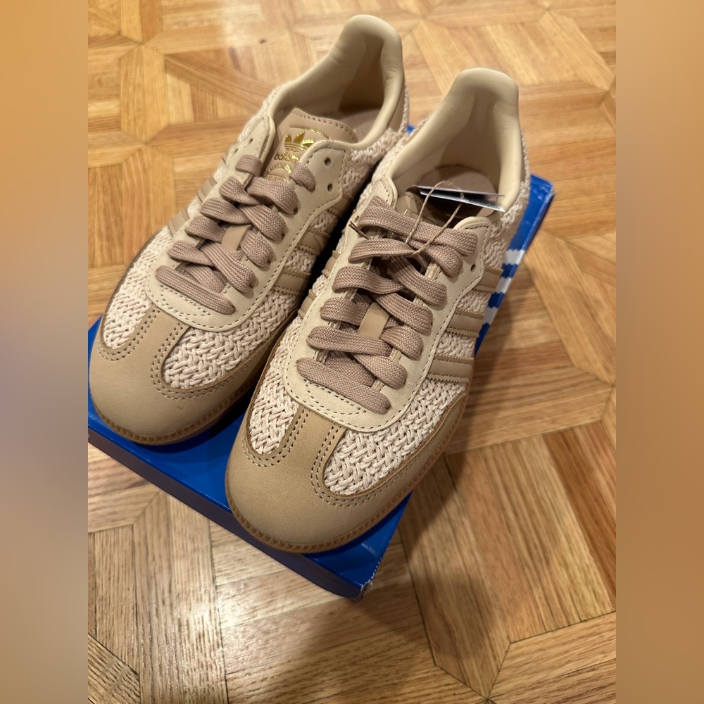 NWT Adidas SAMBA OG in Raffia in EU38/W6.5 - Picture 3 of 8